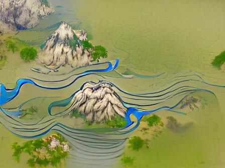 Zen Mountain River Landscape in HD