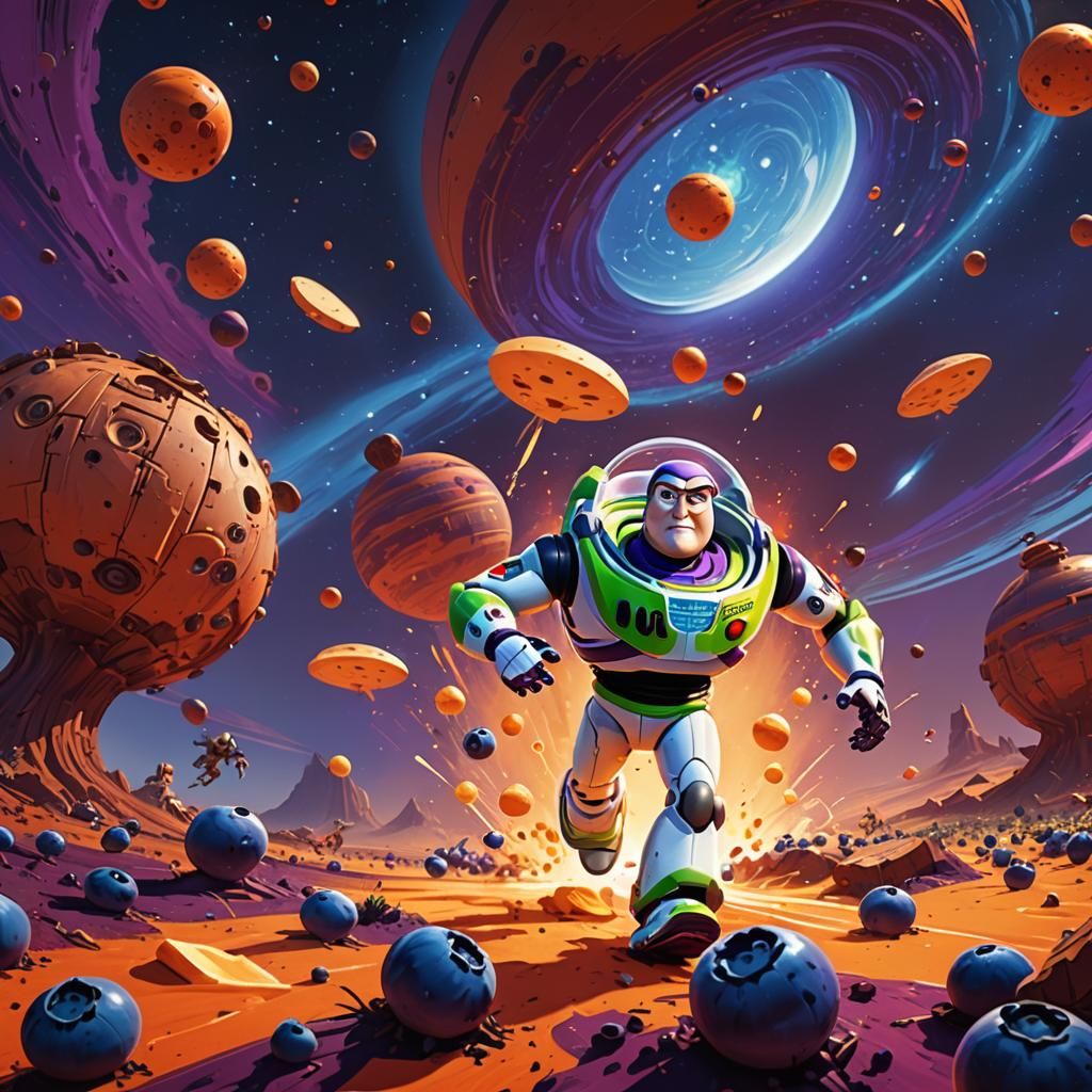 Buzz Lightyear's Chase on Jupiter: Digital Matte Painting