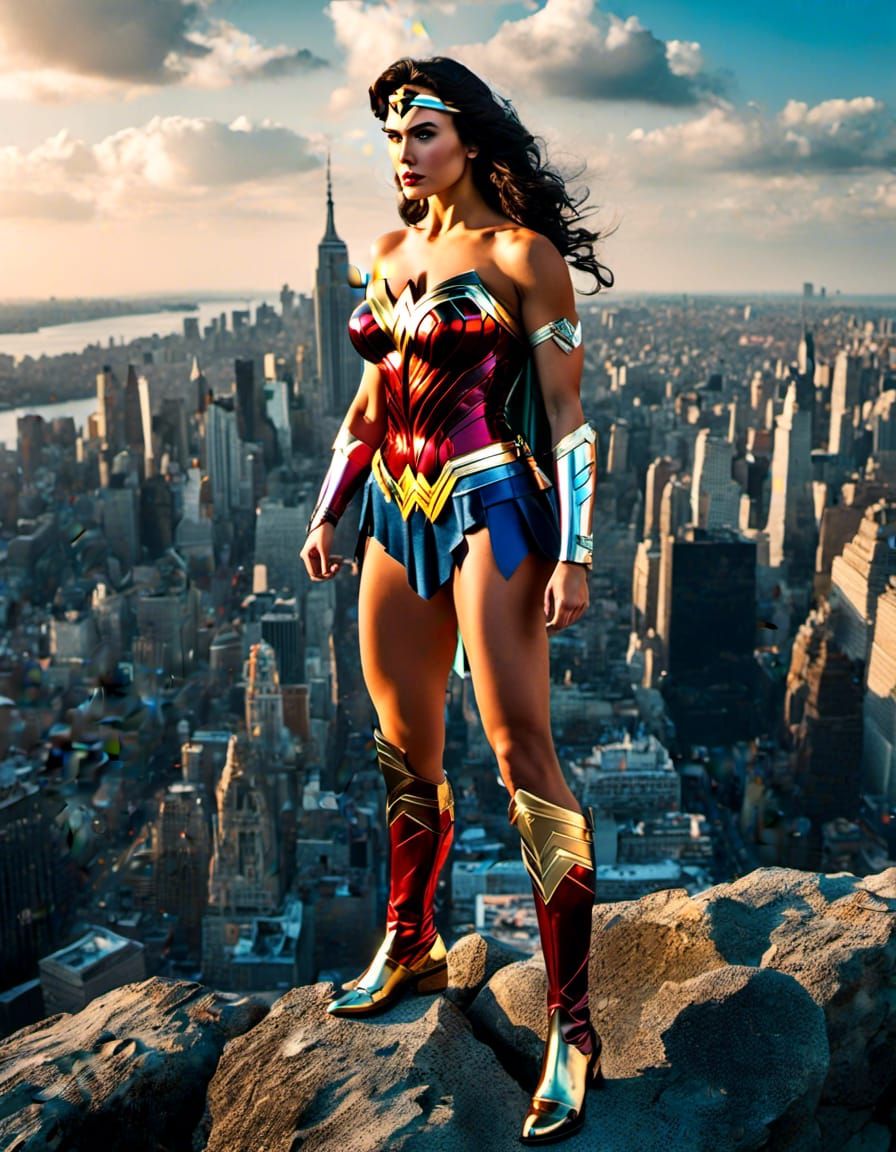 Wonder Woman in 1980s Marvel Adventure Style