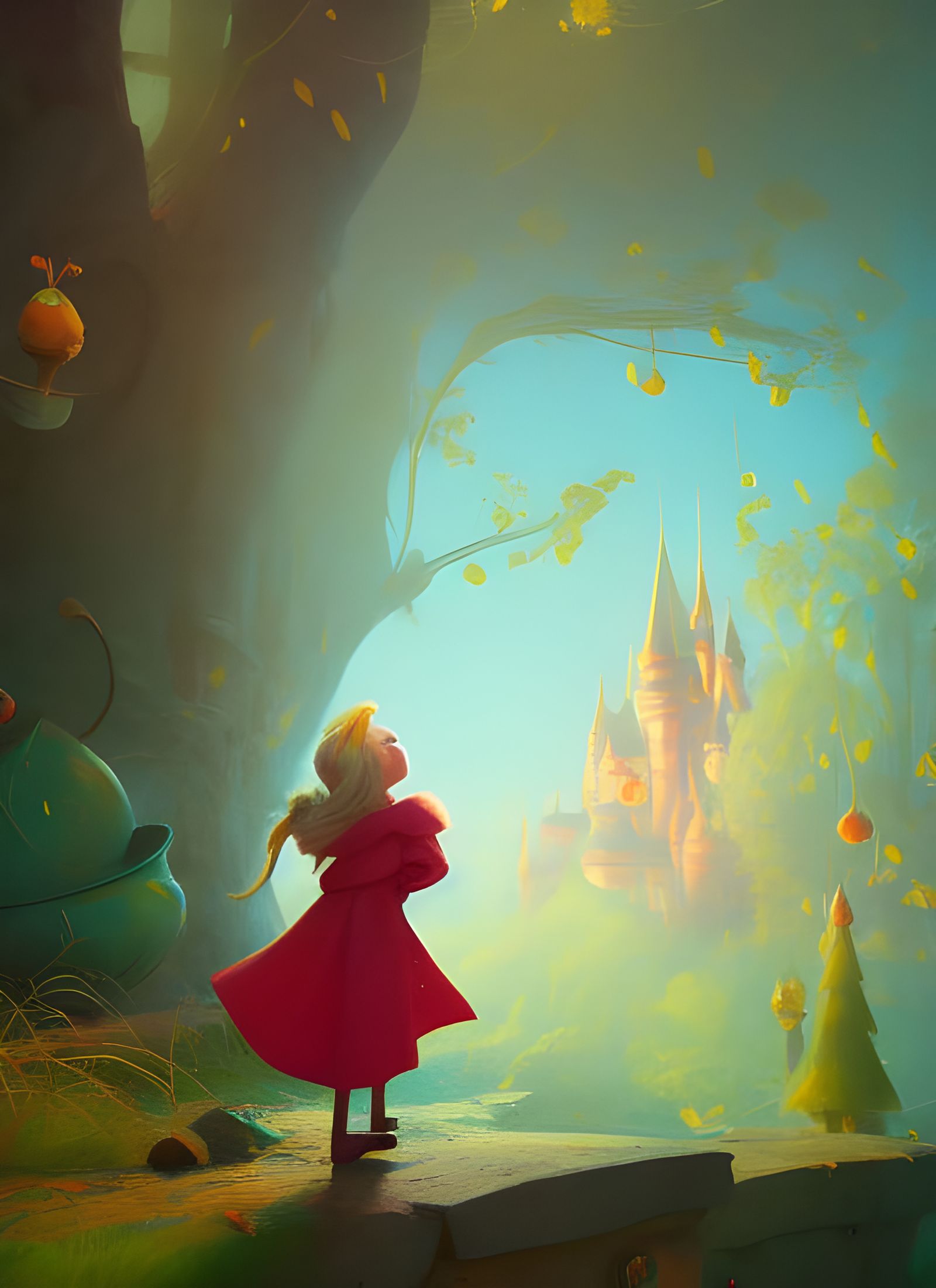 Enchanting Toddler Fairytale Illustration in 8K