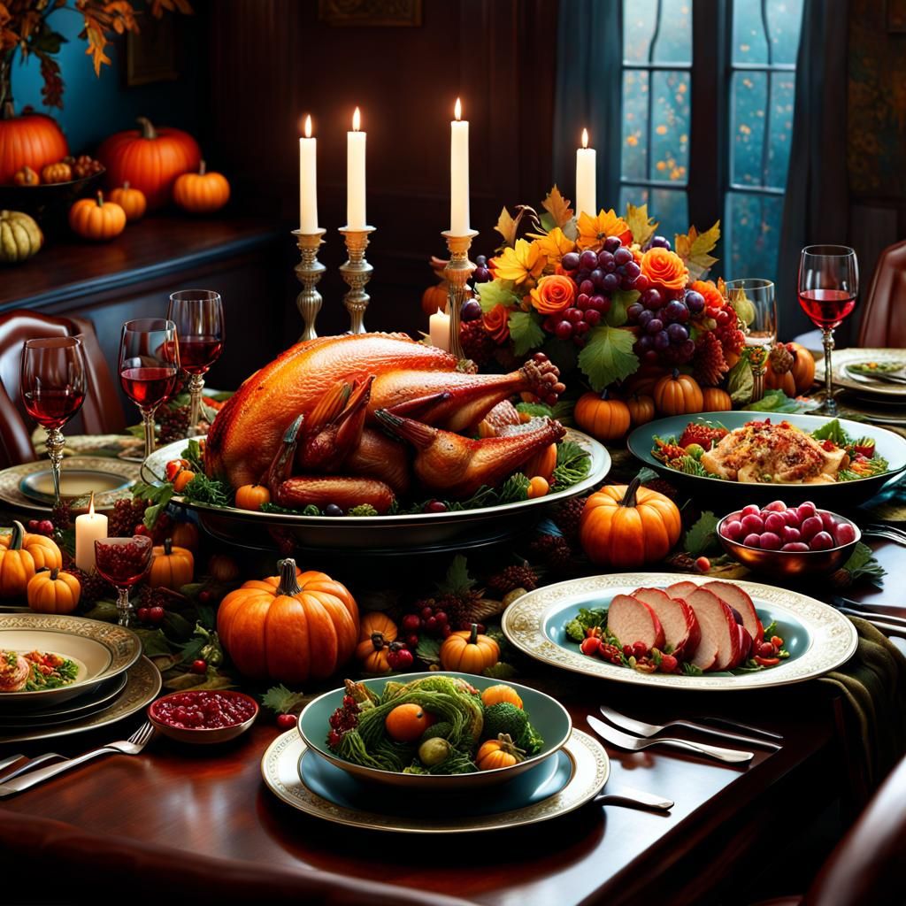Magical Thanksgiving Dinner, Fantasycore Art