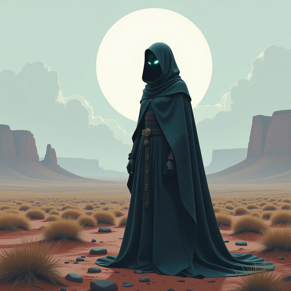 Echo in a Vast Surreal Dreamscape