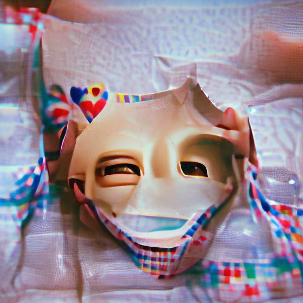 Expressive Mask: A Study in Contrasting Emotions