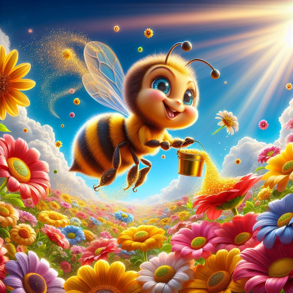 Cute bee