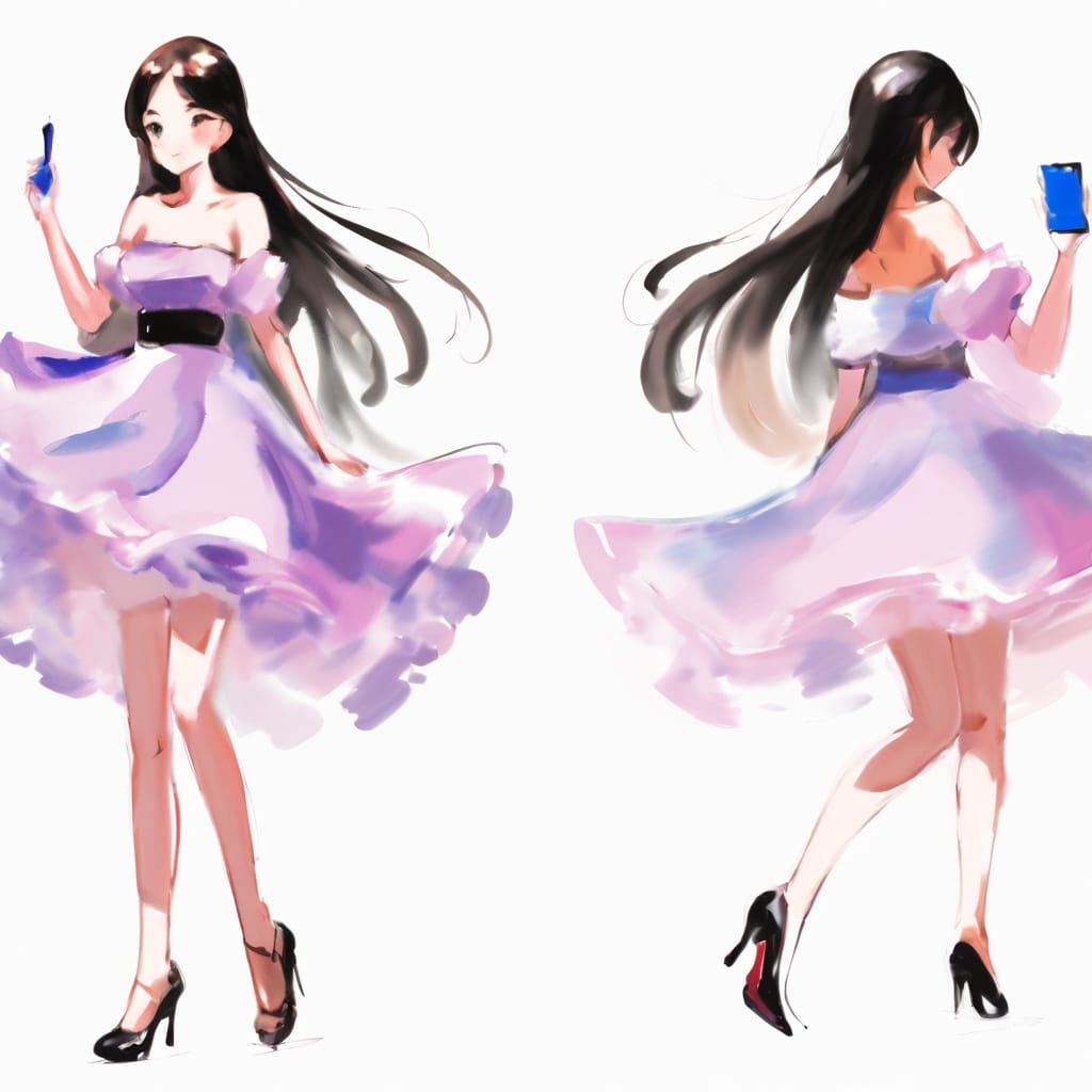 Abstract Anime Eyes with Jelly Texture in Digital Style