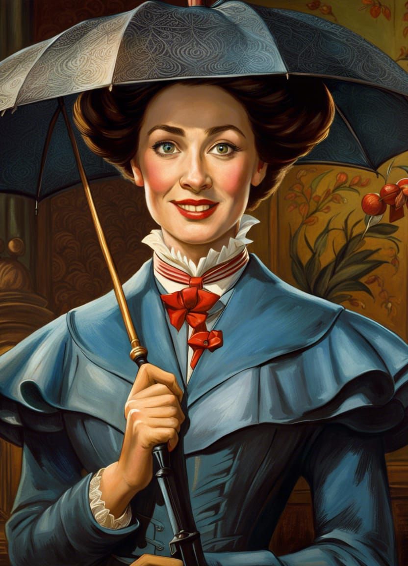 Mary Poppins, by Leonardo Da Vinci (2)