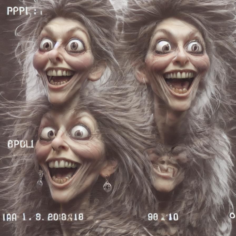 Digital Twin Sisters in a VHS-Style Dream Sequence