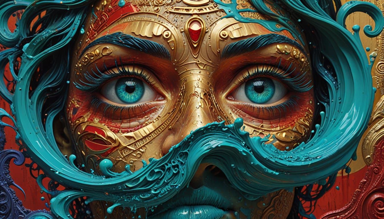 Ethereal Melting of Cleopatra's Eyes in Ancient Egyptian Spl...