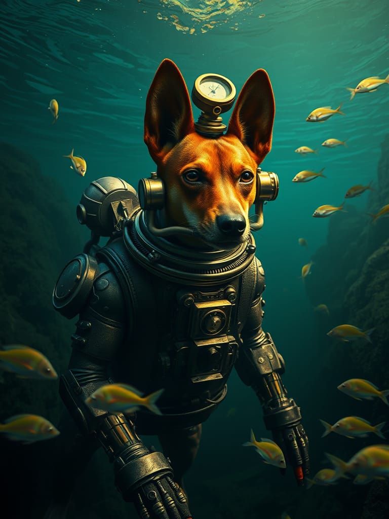 Steampunk Diver Discovers Sunken City in Vintage-Style Under...