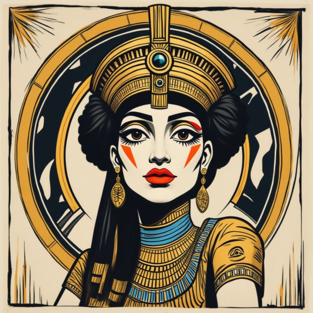 <lora:AvantVille:1.0> <lora:EGYPTIAN GOLD:1.0>