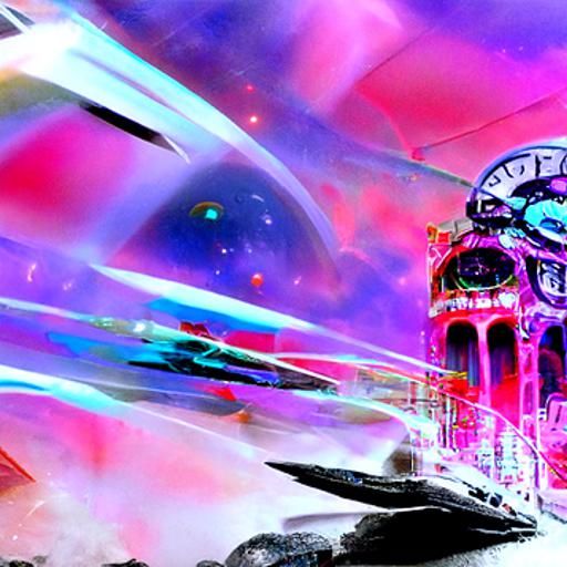 Clockpunk Artwork of Time and Space in 4K