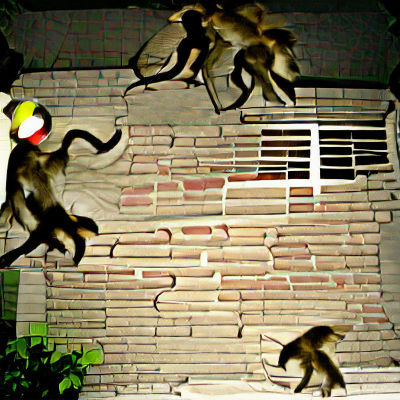 Monkeys at Midnight: A Mysterious Gathering