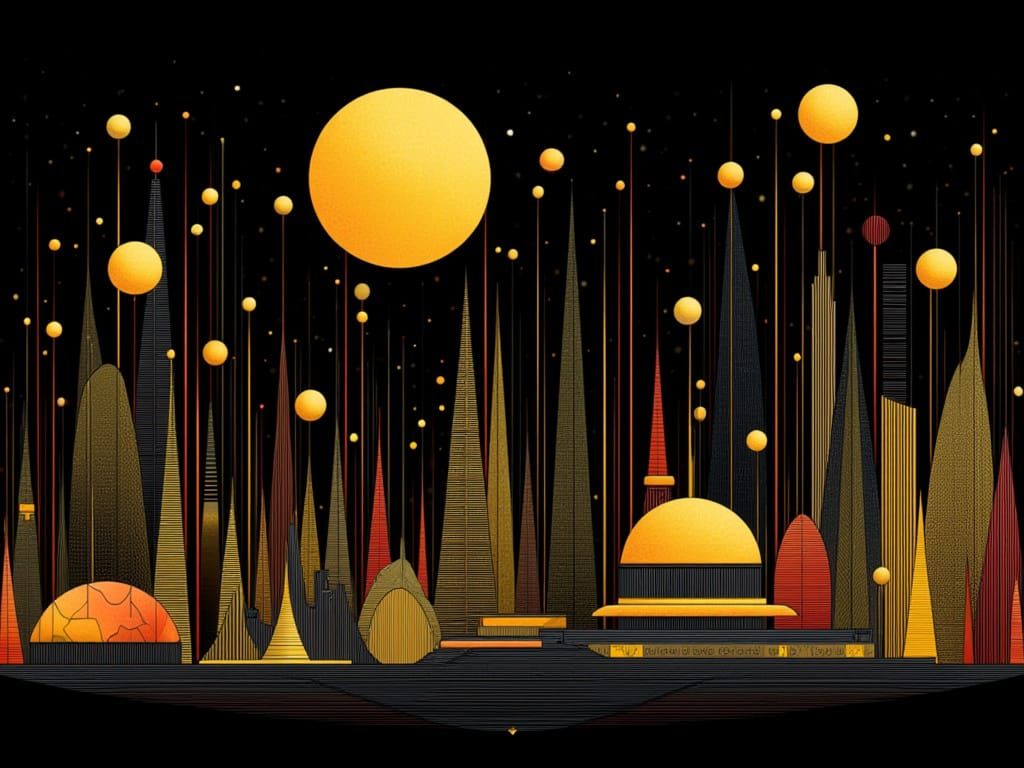 Futuristic Neocubist Cityscape in Unreal Engine