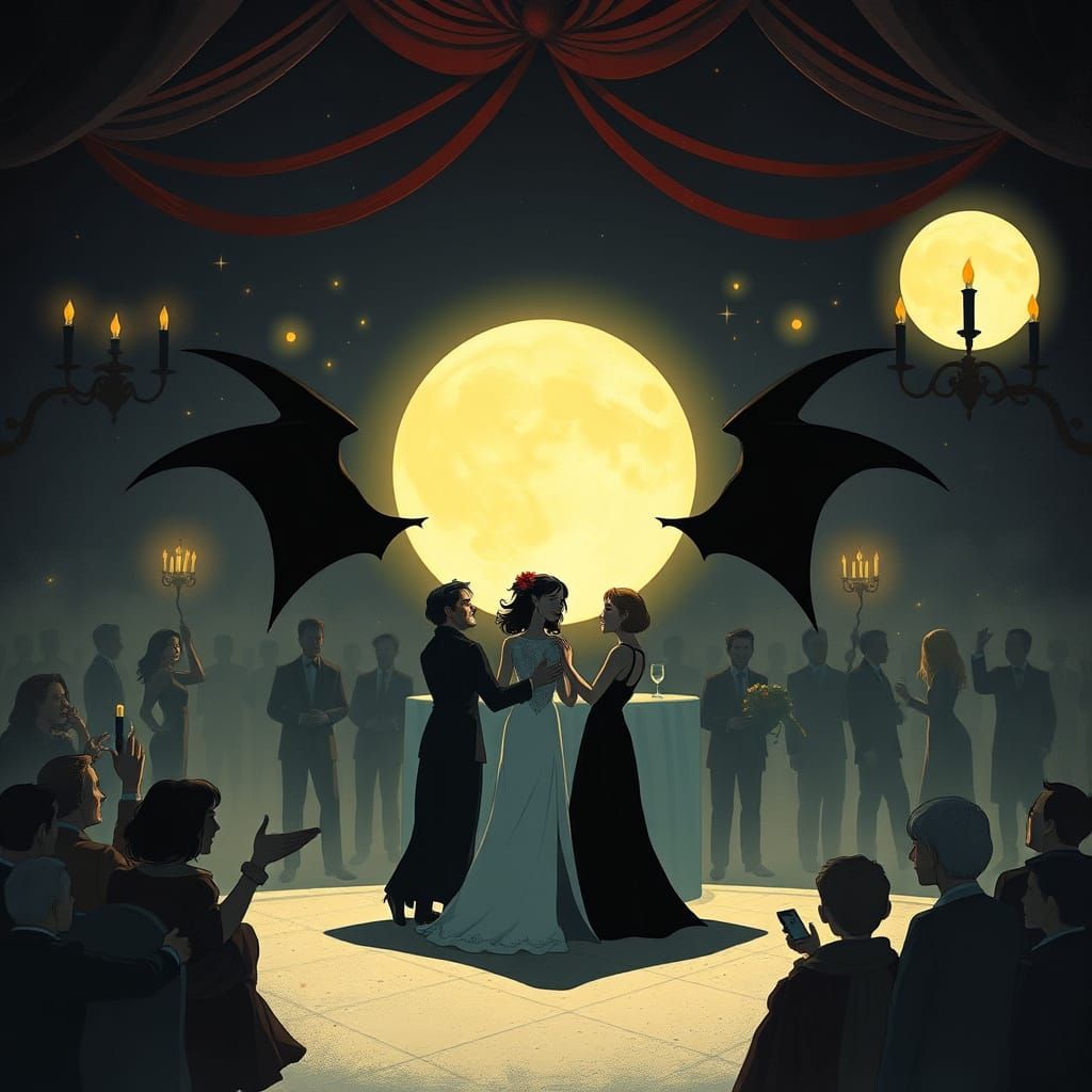 Vampire Masquerade Ball in Haunted Style