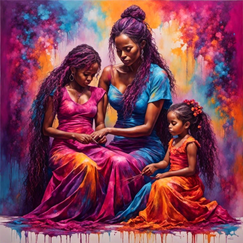 Mother & daughters