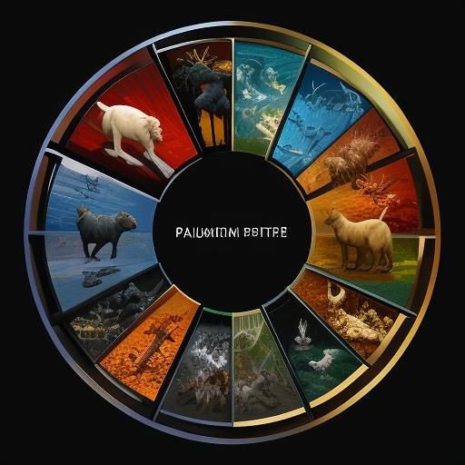 Diverse Animals in Dynamic Lighting, Digital Art