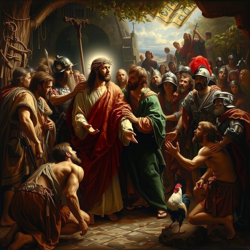 Baroque Jesus in the Garden of Gethsemane