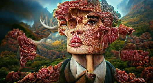 Meat Man: A Maximalist Fantasy Portrait