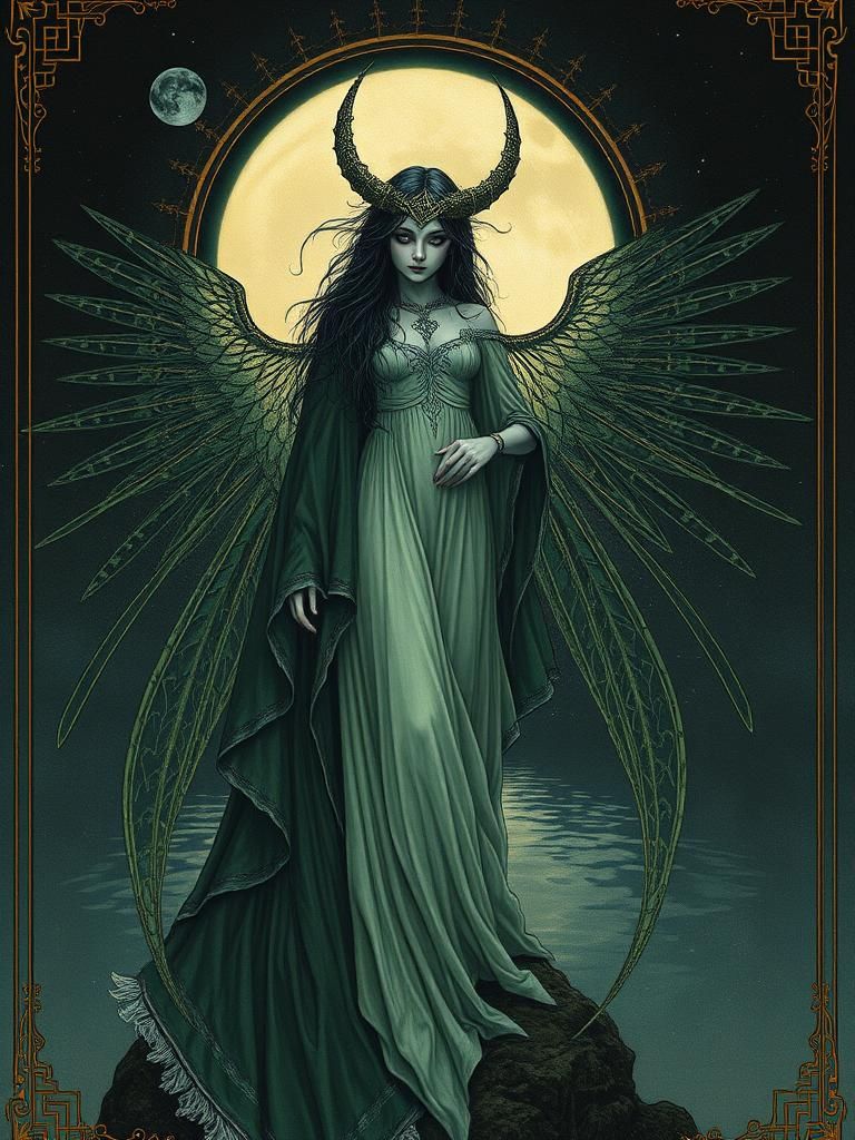 Celtic Banshee in Mag Mell: Hyperdetailed Digital Art