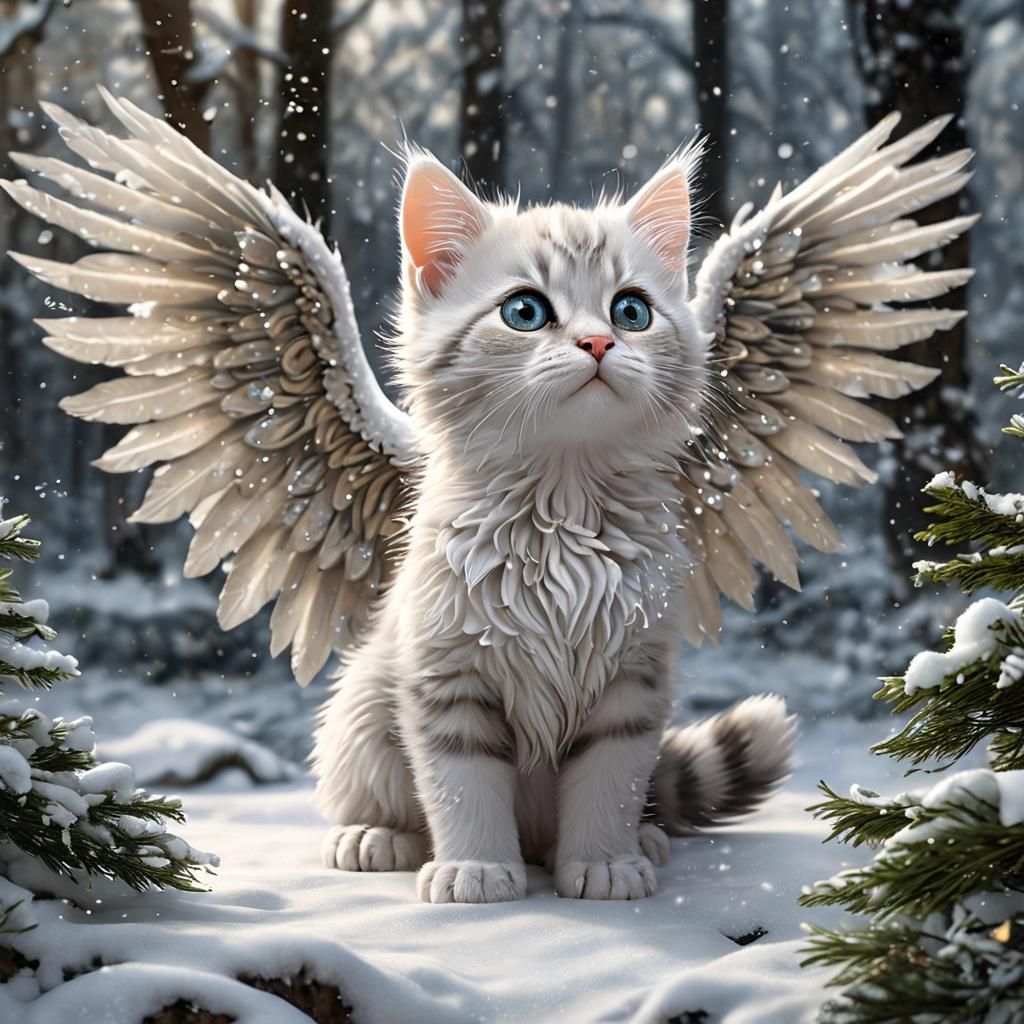 Cat with wings