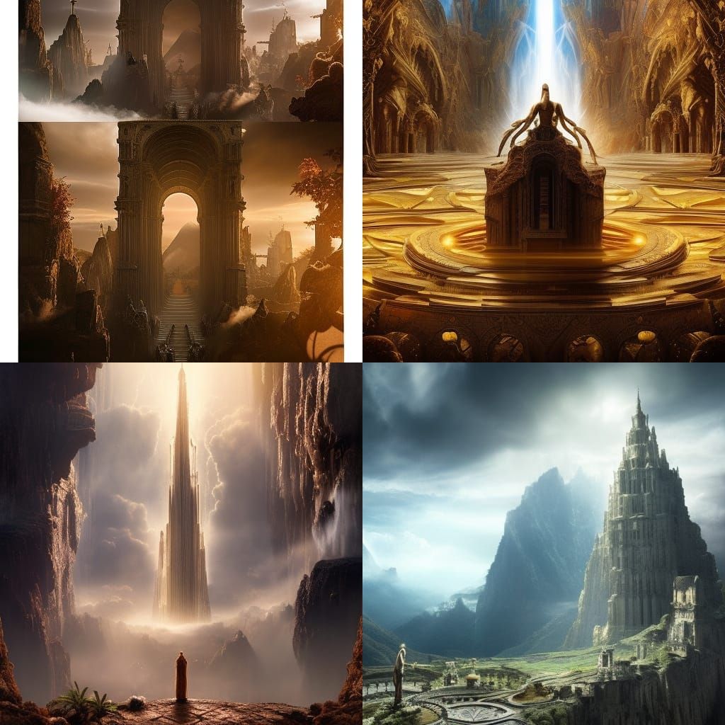 God of Light: Epic Digital Matte Painting