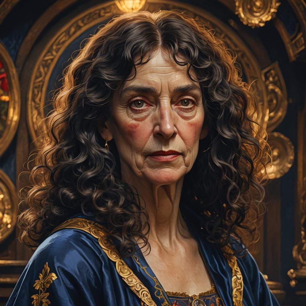 Pre-Raphaelite Transvestite Portrait in Artgerm Style