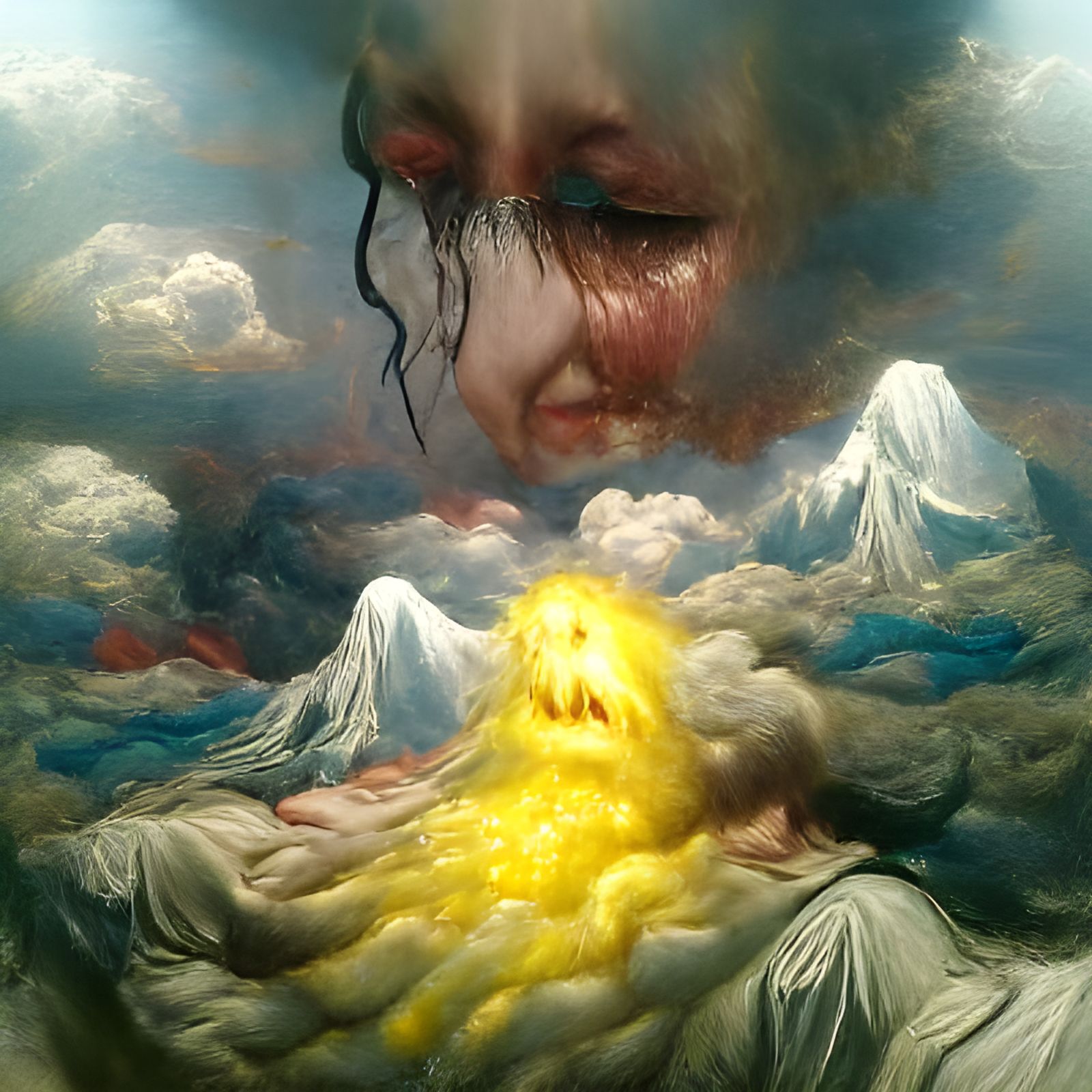 Fiery Tears in Divine Light: A Gothic Horror