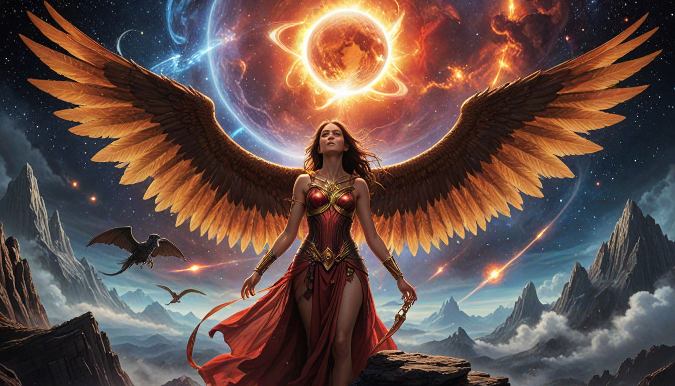 Cosmic Awakening in a Blazing Aesthetic