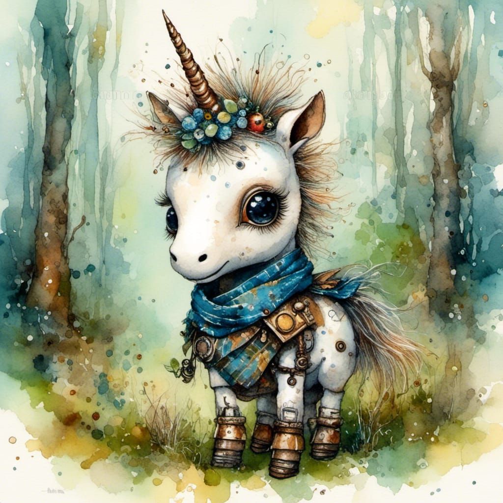 Scottish Highlands unicorn