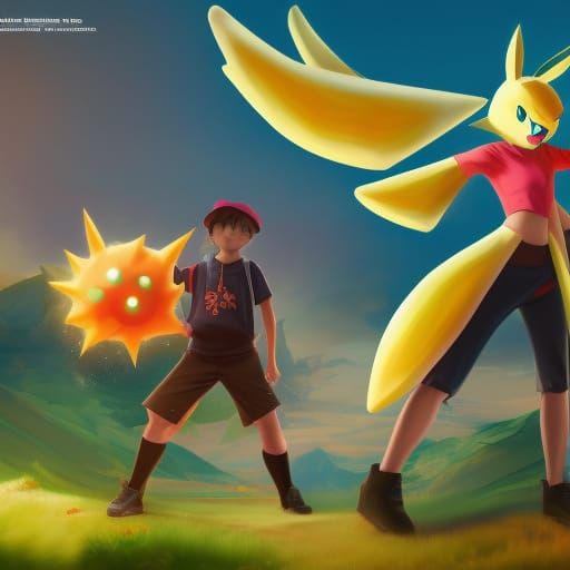 Pokemon Trainer Merkel: Fantasy Concept Art