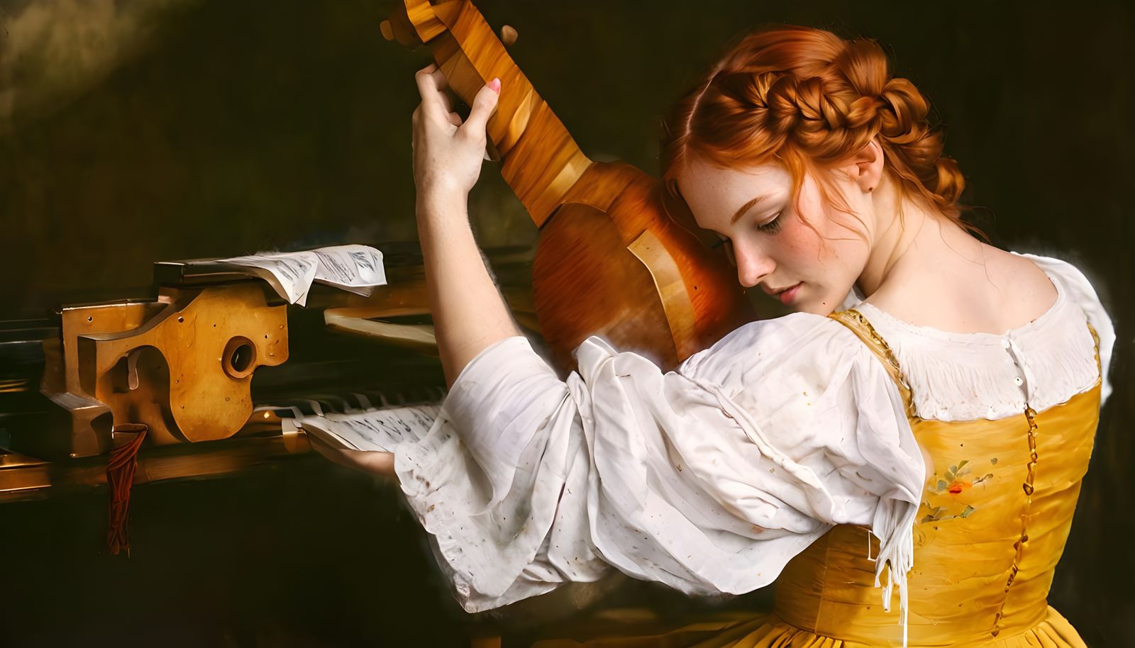 Caoimhe, the lutenist from Enniskerry