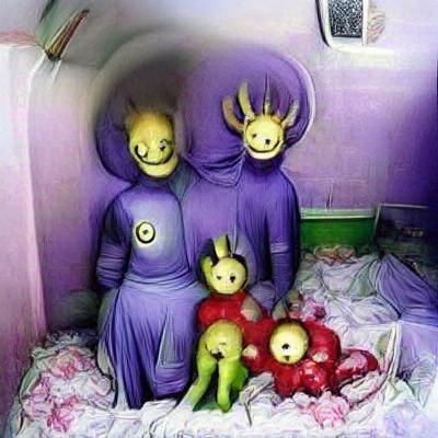 Creepy Teletubbies: Nightmarish Childhood