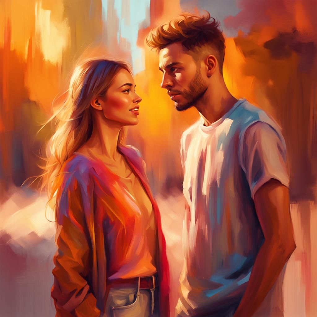 Vibrant Portrait of Friendship and Joy