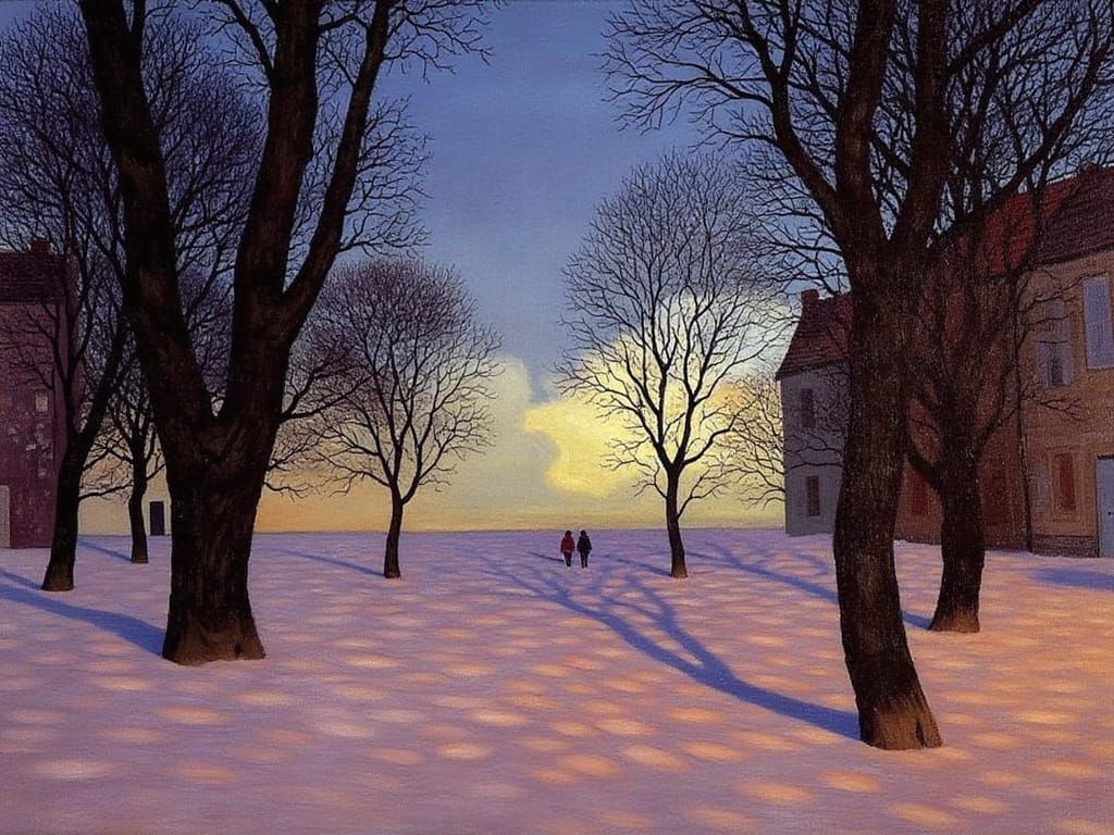 Expressive Oil Painting in the Style of Impressionist Master...