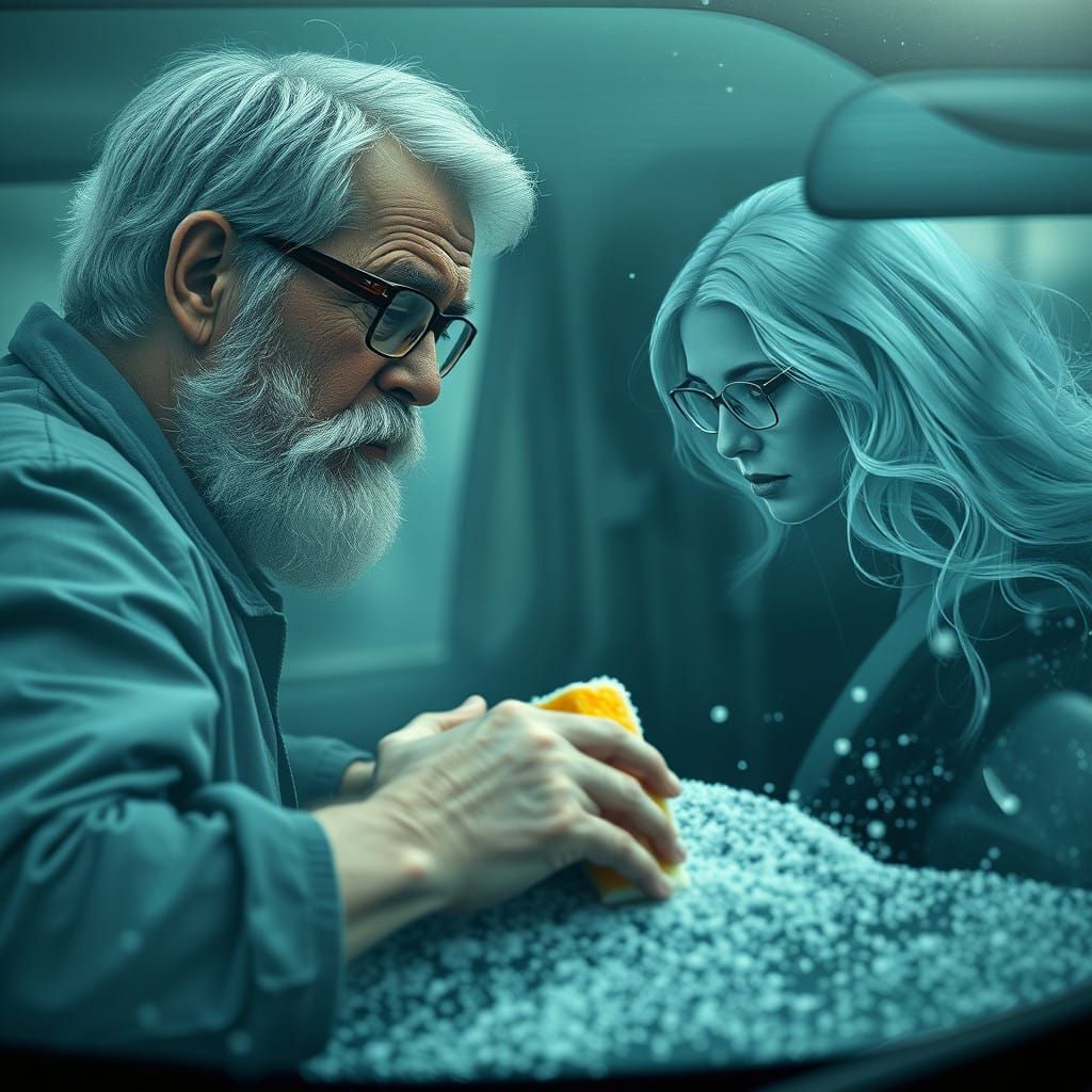 Mature Gentleman Envisions a Mysterious Woman Amidst a Dream...