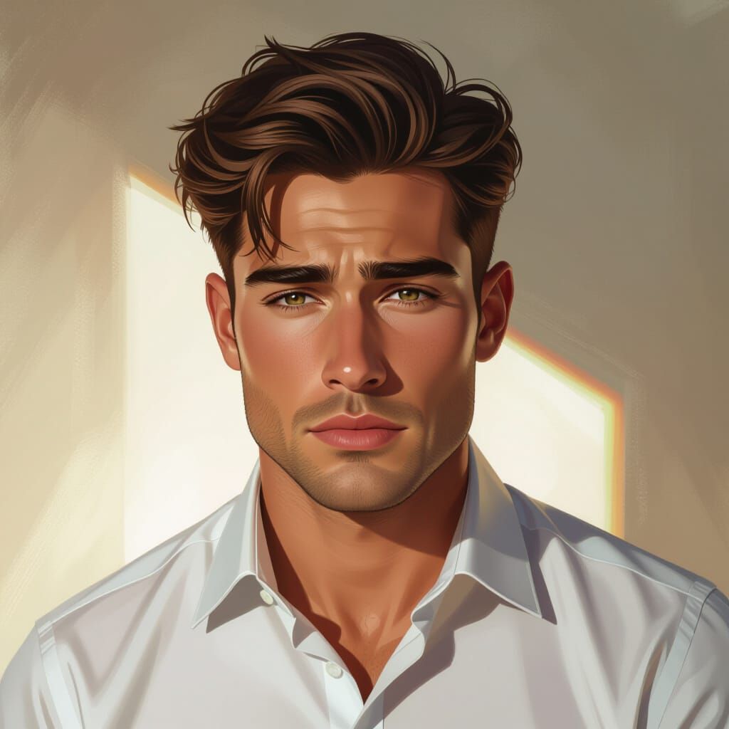 Heartbreak Aura Portrait in Concept Art Style