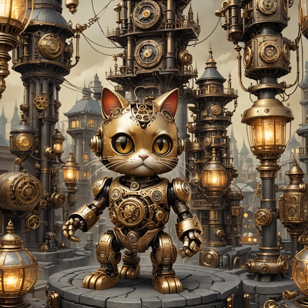 An extremely detailed and creative representation of a cute ...