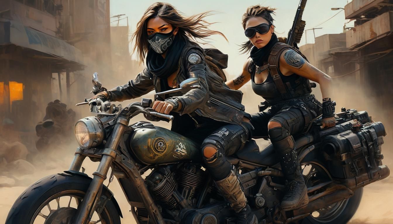 Wasteland Characters - Mercenaries Woman 2