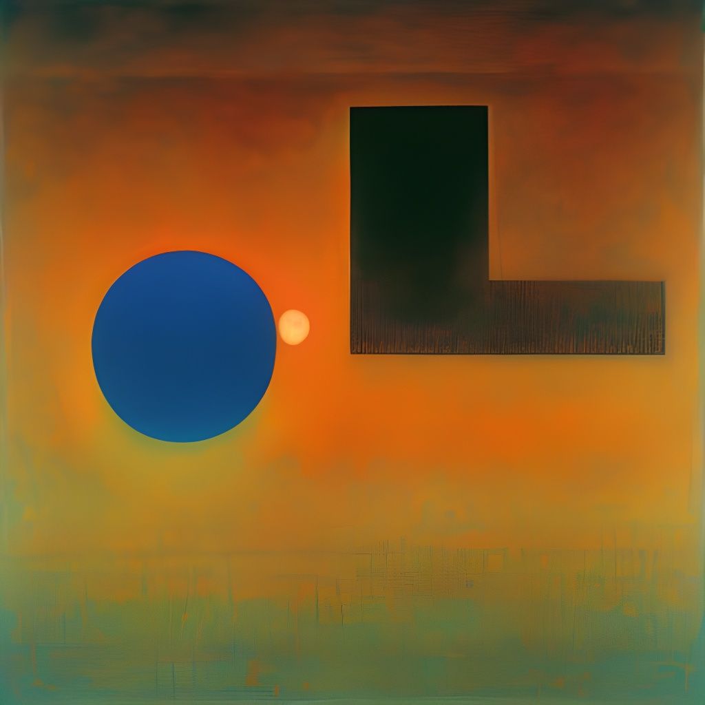 Beksinski Inspired Abstract Plainsong Landscape