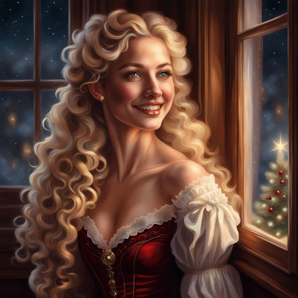 Victorian Christmas Goddess