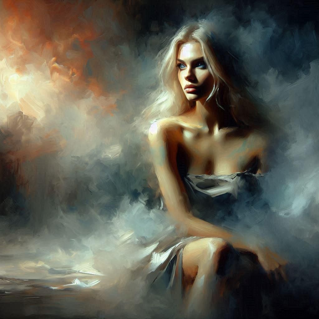 Abstract Oil Paint Texture