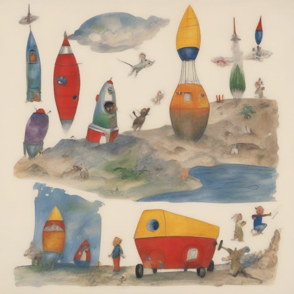 Mice in Rocket Ships: A Whimsical Expedition