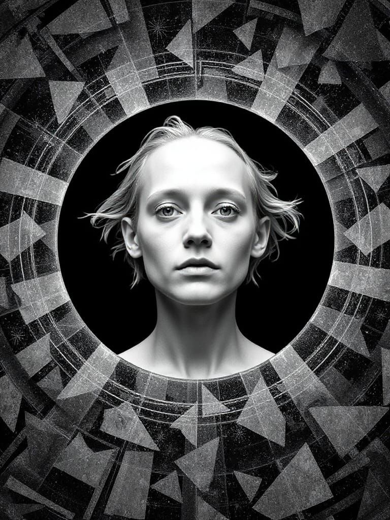 Empty & Scared Chromoshadowed Einstein Couture