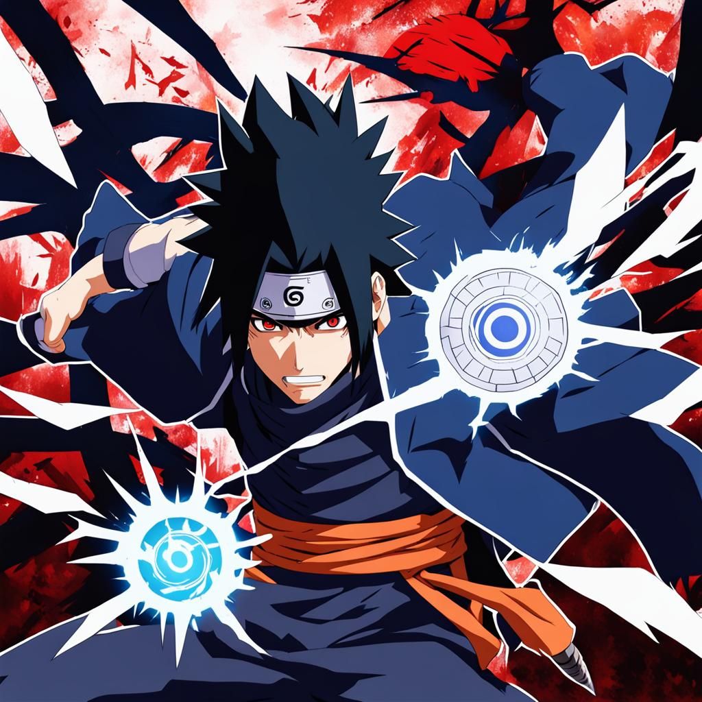 Sasuke vs. Danzo: Intense Anime Boss Fight