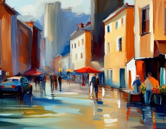 Tropical Paradise Resort Drinks by Sparkling Pool