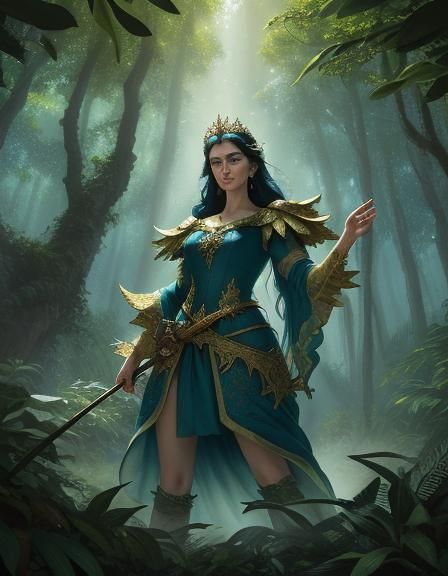 Fantasy illustration. Close-up. Snow White, an exceptionally...