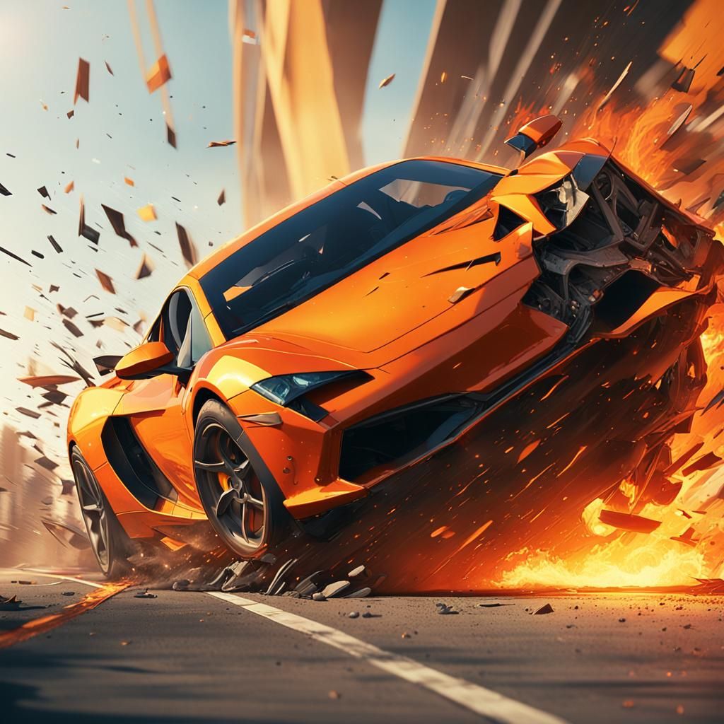 Supercar Crash: Hyper-Realistic Automotive Chaos