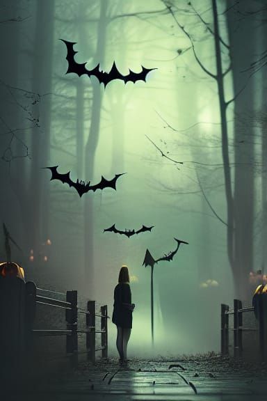 Terrifying Halloween Night in Deep Color