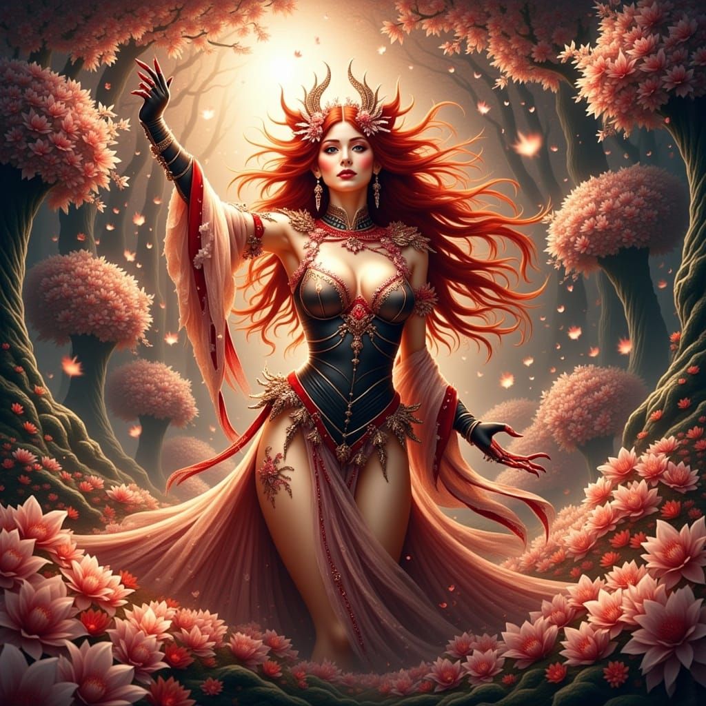 Mystical Landscape of Enchanted Forest