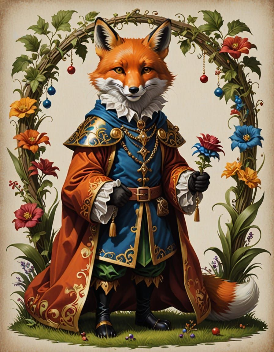 Surreal Fox Jester